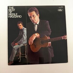 Vintage Vinyl Record Merle Haggard – The Best of Merle Haggard LP